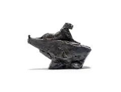 Dylan Lewis, Elevated Leopard Miniature (S401), bronze with a brown patina