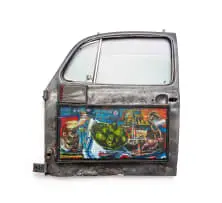 Willie Bester, District Six, 2003, oil and found objects
