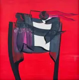 George Boys, Symbol, oil on board