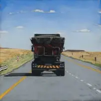 Lena Hugo, Free State, 2012, pastel on paper laid down on board