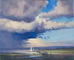 Ignatius Marx, Laatsomer, Knysna (Late Summer, Knysna), oil on canvas