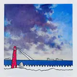 Richard Scott and Ignatius Marx, You Are My Lighthouse, 2020, photolithograph on paper