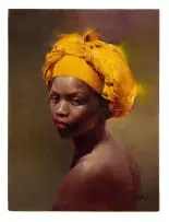 Douw van Heerden, Portrait, oil on canvasboard