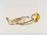 Claudette Schreuders, The Long Day, chine collé and lithograph on paper