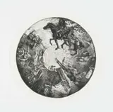 Diane Victor, So Come along with the Black Rider, 2013, etching and aquatint on paper