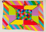 Walter Battiss, Marabaraba, colour screenprint on paper