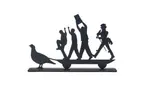 Jaco Sieberhagen, Keep Marching, 2013, painted mild steel