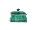 Linn Ware & Ceramic Studio, Turquoise trinket box