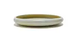 Linn Ware & Ceramic Studio, Shallow cream bowl with rounded rim, glazed earthenware