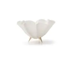 Juliet Armstrong, Paper form, bone china (poured slip), turned warthog ivory feet