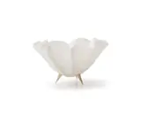 Juliet Armstrong, Paper form, bone china (poured slip), turned warthog ivory feet