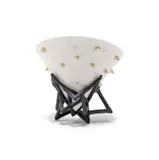 Juliet Armstrong, Cone vessel with spike decoration and geometric base, bone china and turned warthog ivory, with a ceramic base