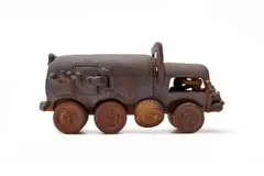Austin Hleza, Furniture removal services truck, 1998, painted ceramic