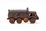 Austin Hleza, Furniture removal services truck, 1998, painted ceramic