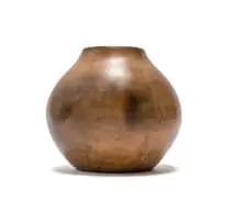Uphiso II by Molelekoa Simon Masilo, burnished terracotta, sold Jul 2025