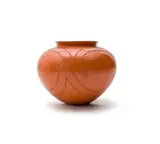 Ian Garrett, Vessel with incised decoration, 1998, burnished earthenware