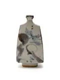 Andrew Walford, Mallet shaped vase with abstract decoration
