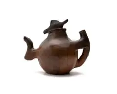 Teapot by Molelekoa Simon Masilo, burnished terracotta, sold Jul 2025