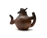 Molelekoa Simon Masilo, Teapot, burnished terracotta