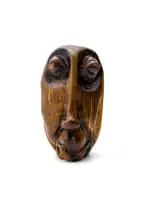 Lucas Sithole, Old Bull, carved Nkunzibomvu wood