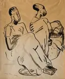 Irma Stern, Two Watusi Women