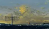 Mj Lourens, Outskirts Gauteng, 2021, oil on board