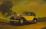 Peter van Straaten, Waiting for a Walk, 2000, oil on canvas laid down on board