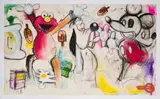 Fringe, Yellow Snow, photolithograph on paper