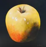 Velaphi (George) Mzimba, Yellow Apple, 2004, oil on canvas