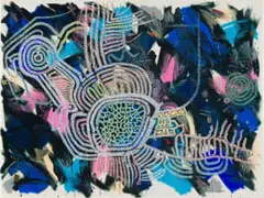 Robert Slingsby, Abstract, 1989, oil on paper