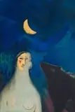 Hannetjie de Clercq, Nude Beneath the Moonlight, 1988, oil on canvas