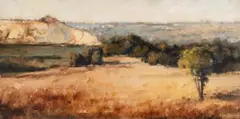 Walter Voigt, Open Veld with Mine Dump, West Rand, 2007, oil on canvas