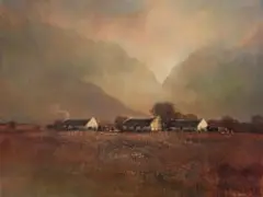 Suurbraak by Mel Brigg, oil on board, sold Jul 2025