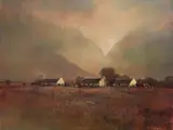 Mel Brigg, Suurbraak, oil on board