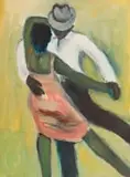 Patrick Makumbe, Jive, 2011, oil on canvas
