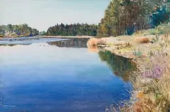 Eric Wale, Silvermine, oil on board