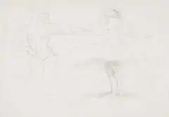 Braam Kruger, Dancing Figures, 1984, pencil on paper