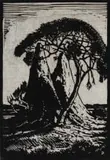 Jacobus Hendrik Pierneef, Miershope, SWA (Anthills in South West Africa) (Nilant 113), 1928, linocut on rice paper