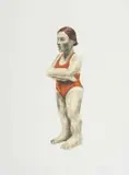 Claudette Schreuders, Owner of Two Swimsuits, 2005, chine collé lithograph on paper