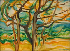Anna Vorster, Begin van Herfs (Beginning of Autumn), 1975, oil on canvas