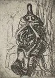 Alexis Preller, Grand Mapogga, 1957, etching on paper