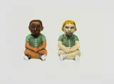 Claudette Schreuders, Twins, 2005, colour lithograph on paper