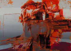 Nils Burwitz, Lover's Knot, 1974, colour screenprint on paper