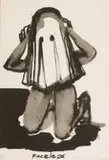 Marlene Dumas, Faceless, 1993, screenprint on paper