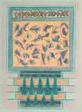 Bettie Cilliers-Barnard, Abstract Composition, pastel on paper