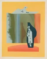 Berenice Michelow, Domino, 1974, colour screenprint on paper