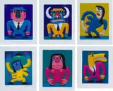 Norman Catherine, Dating Game Set Series, six, giclee print on paper