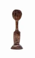 Hannes Harrs, Totem Figure, bronze with a brown patina