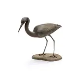 Italia Greig, Egret, bronze with a brown patina