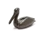 Donald Greig, Pelican I, 1999, bronze with a brown patina